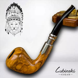 Tẩu hút thuốc Lubinski 006 gỗ Ô Liu thơm ngon