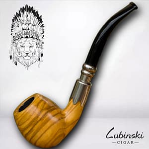 Tẩu hút thuốc Lubinski 009 gỗ Ô Liu ngon thơm