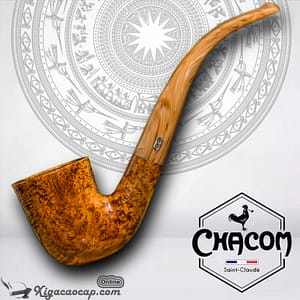 Tẩu Pháp hãng Chacom Nougat gỗ thạch nam hút thuốc lá sợi xì gà