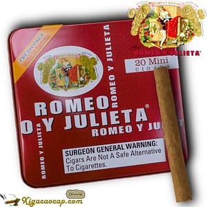 Xì gà Romeo Y Julieta 1875 Mini hộp thiếc - 20 điếu thơm ngọt