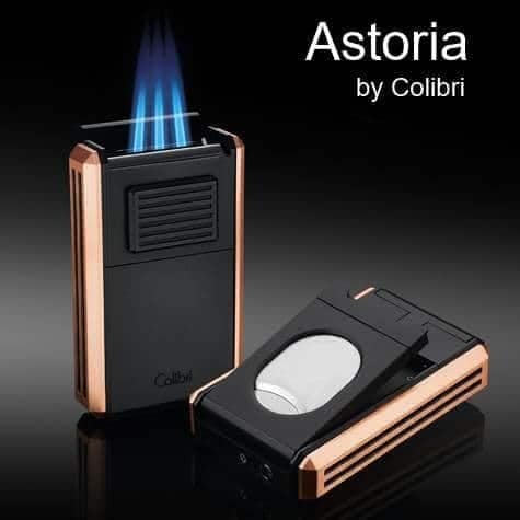 Colibri Astoria có 3 ngọn lửa chụm lại 1 và dao cắt lớn đi kèm